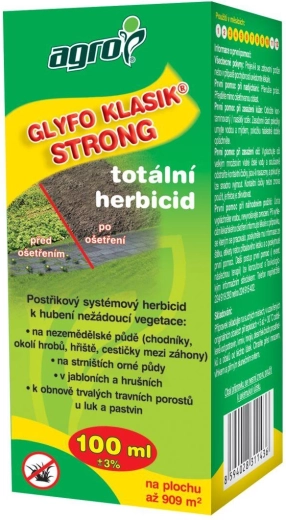 Agro Glyfo Klasik Strong herbicide total 100 ml