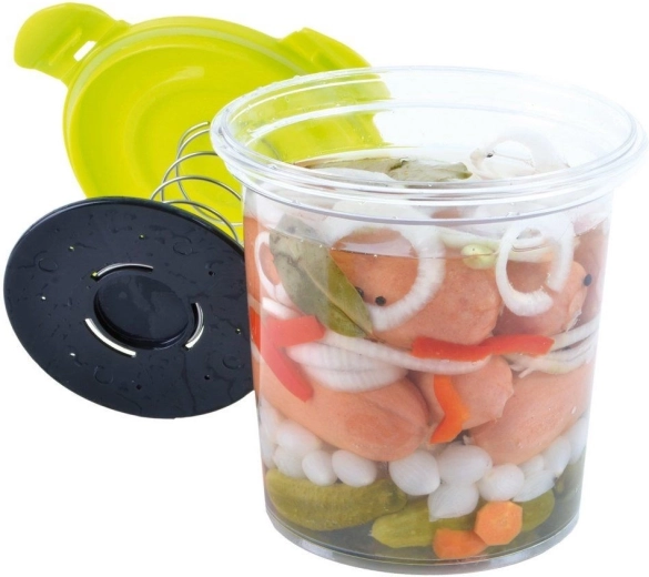 Pression par ressort pour une marinade parfaitement immergée