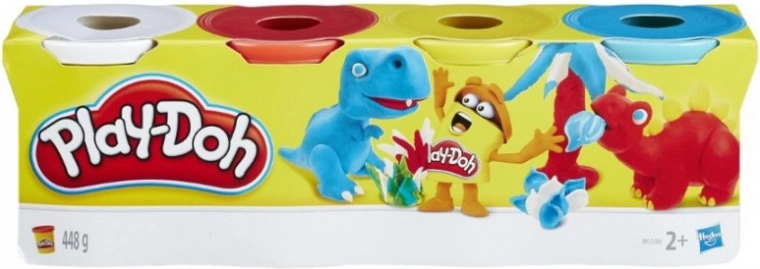 Play-Doh 4 pots de pâte à modeler – set A – Set