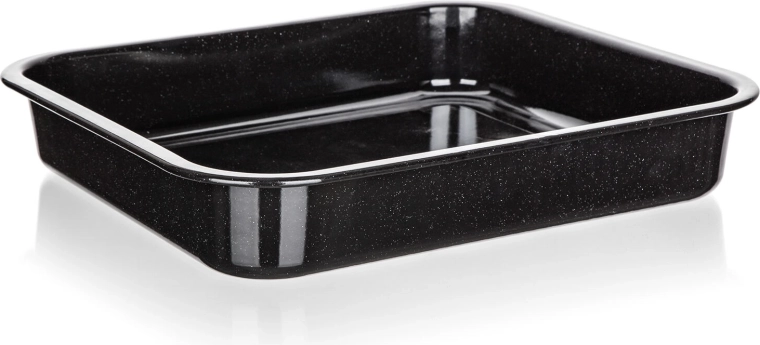 Plat à rôtir émaillé CULINARIA Black 41 × 37 × 7 cm