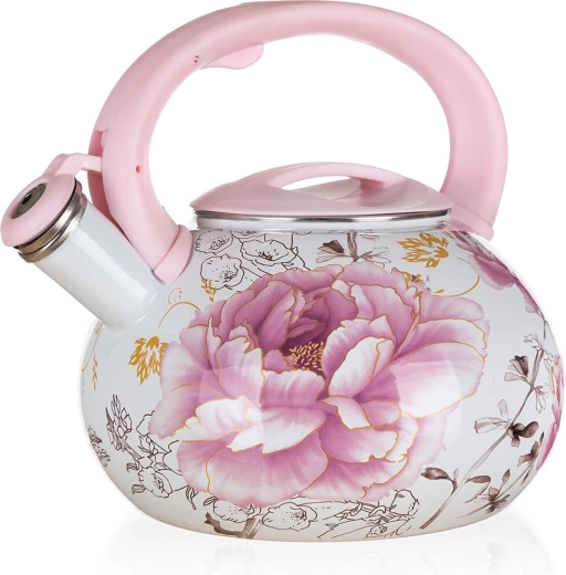 Bouilloire émaillée pour thé 3 l MAGNOLIA, diamètre 22,5 cm