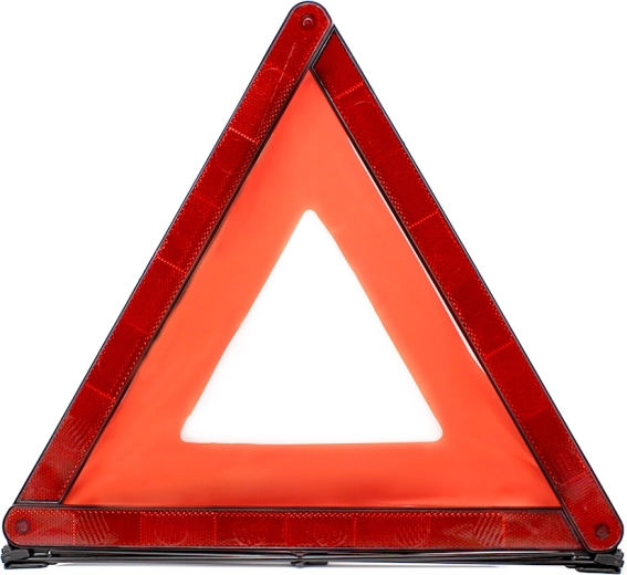 Avertissement réfléchissant pour les autres conducteurs
