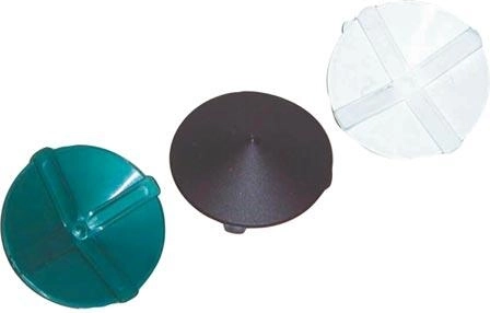 Capuchon en plastique pour poteau de clôture 80 mm, marron