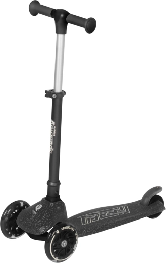 Trottinette Qplay Sparkling noire pro pour enfants 3+