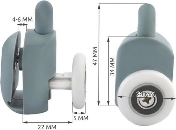 Compatible avec du verre 4–6 mm