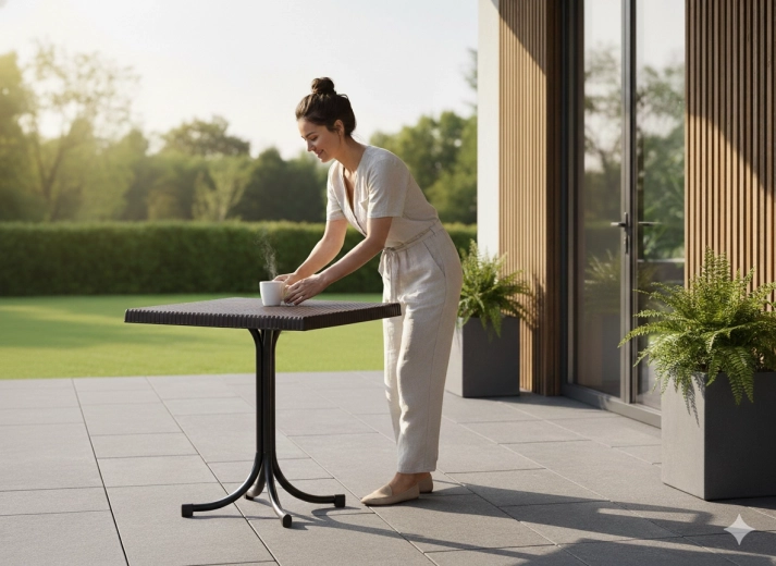 Idéale pour la terrasse et les petits espaces