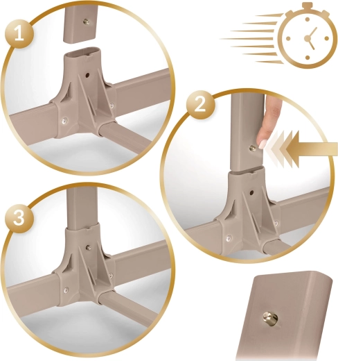 Montage rapide et entretien facile