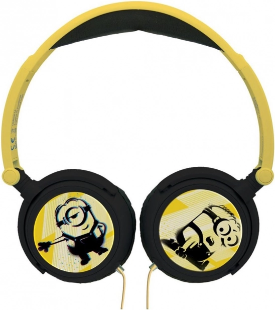 Casque filaire pliable pour enfants MINIONS avec limitation du volume