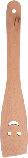Spatule en bois Face, droite, 30 cm