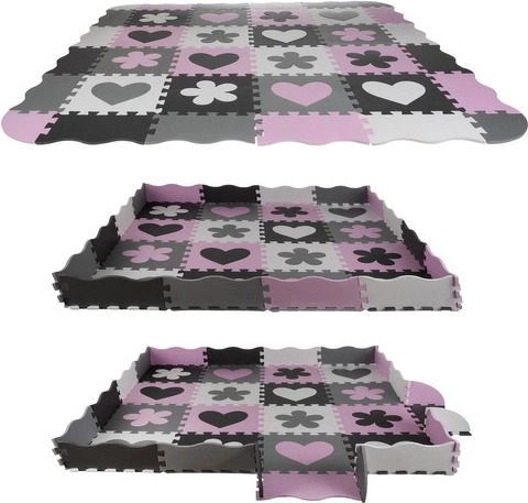 Assemblage modulable : tapis ou parc/enceinte