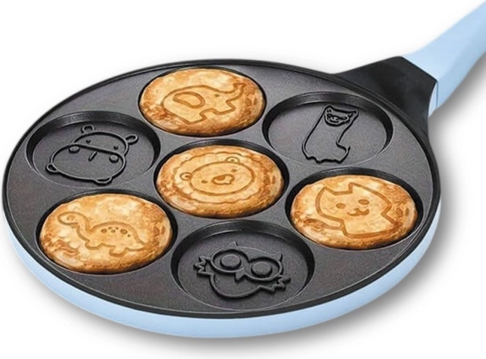 7 empreintes pour mini blinis en une seule fois