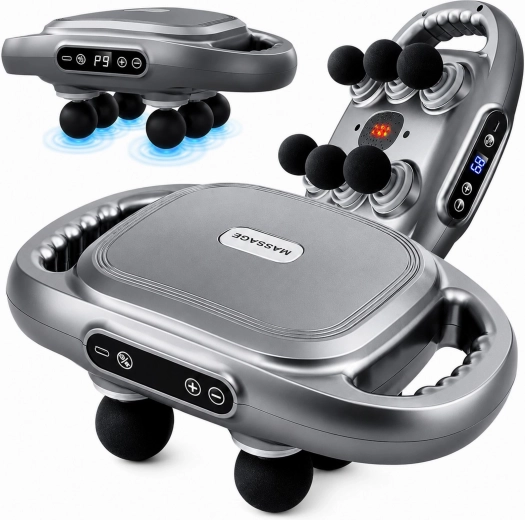 Appareil de massage vibrant pour le corps et le dos avec 6 têtes - 1 pièce