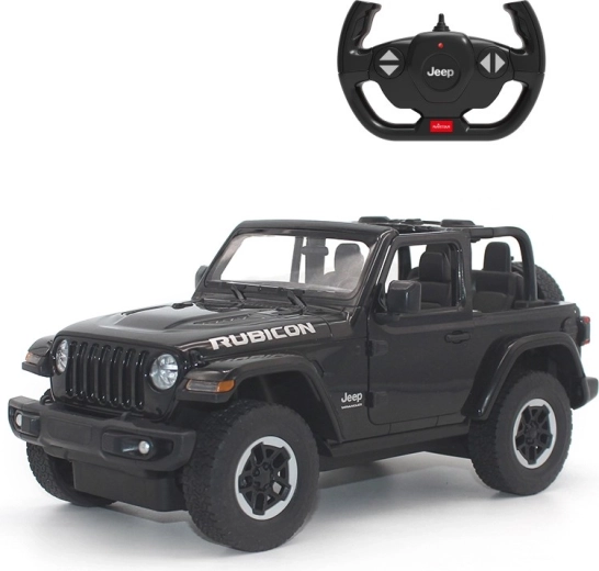 Jeep Wrangler JL radiocommandé Rastar à l’échelle 1:14 – Noir
