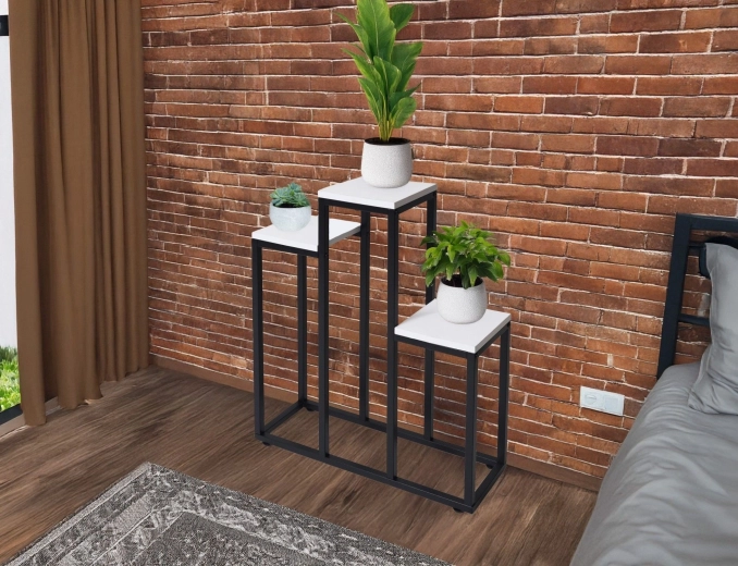 Étagères laminées blanches pour un look moderne