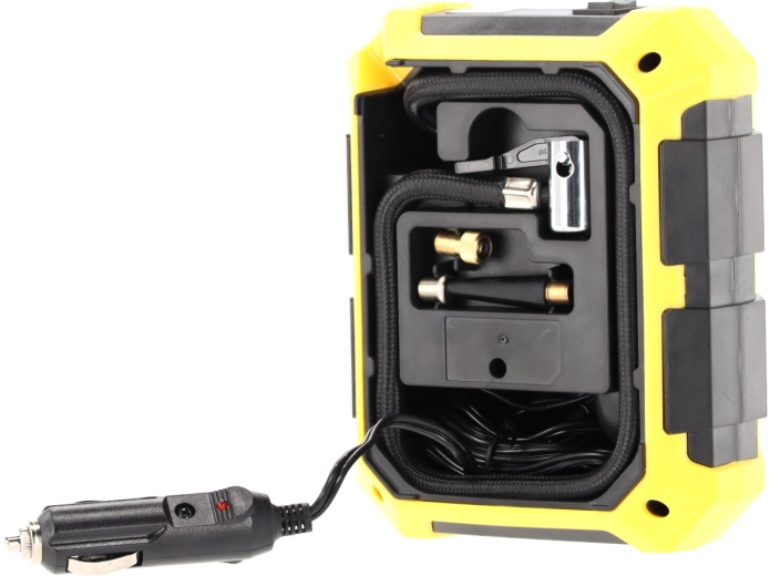 Rangement intégré pour le câble, le tuyau et les embouts