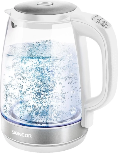 Bouilloire électrique Sencor avec réglage de la température, 2 l