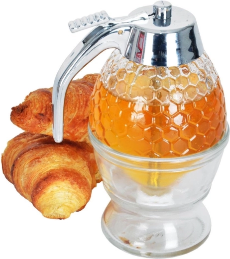 Design élégant en verre avec support