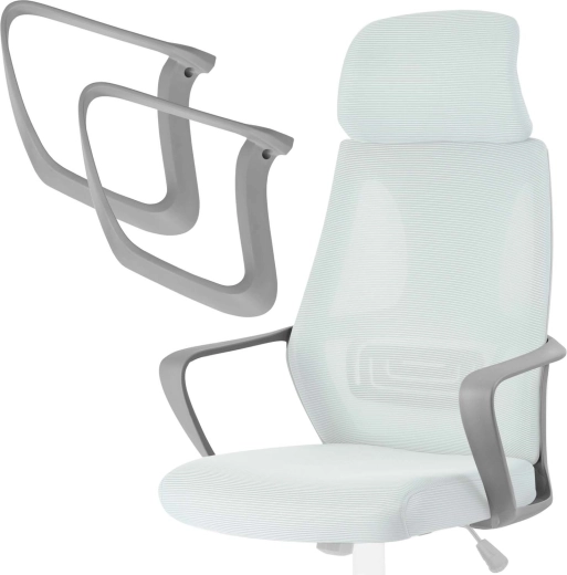 Accoudoirs gris pour chaise Praga