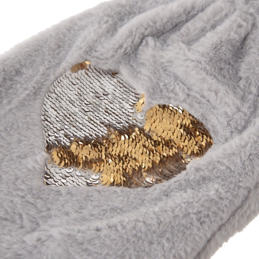 Cœur à sequins comme détail décoratif