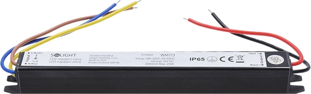 Puissance stable 12 V / 2 A jusqu’à 24 W