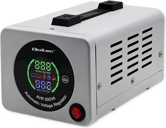 Stabilisateur de tension automatique Qoltec AVR 500 VA