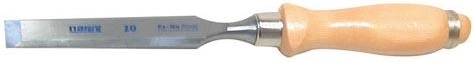 Ciseau plat avec poignée en bois 14 mm