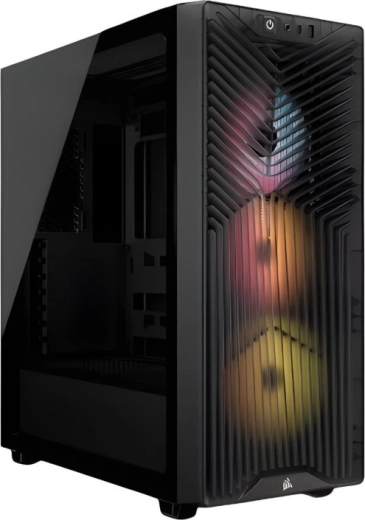 CORSAIR 3200D RS ARGB mid-tower avec verre fumé
