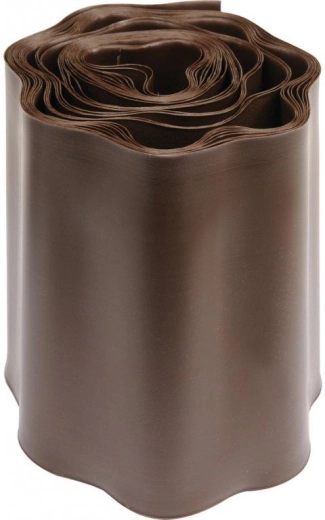 bordure de pelouse marron 20 cm × 9 m