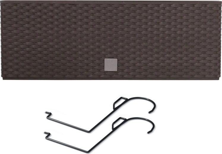 Jardinière suspendue en rotin avec insert 58 cm, ombre