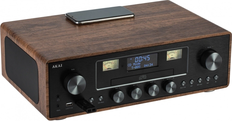 Mikrosystème Akai Rhapsody avec CD, DAB+/FM et Bluetooth