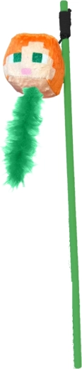 Jouet pour chats Minecraft Alex