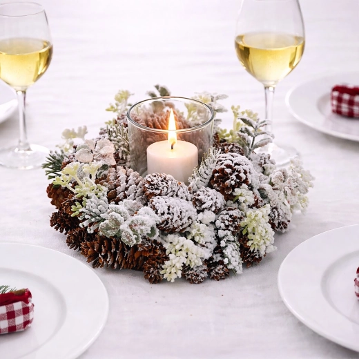 Décoration de table dominante de 24 cm de diamètre