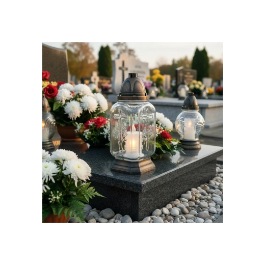 Convient comme insert pour lanterne de cimetière