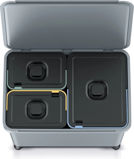 Trois récipients séparés pour un tri clair