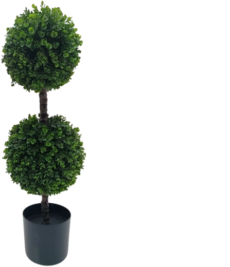 Buis artificiel en pot de 90 cm
