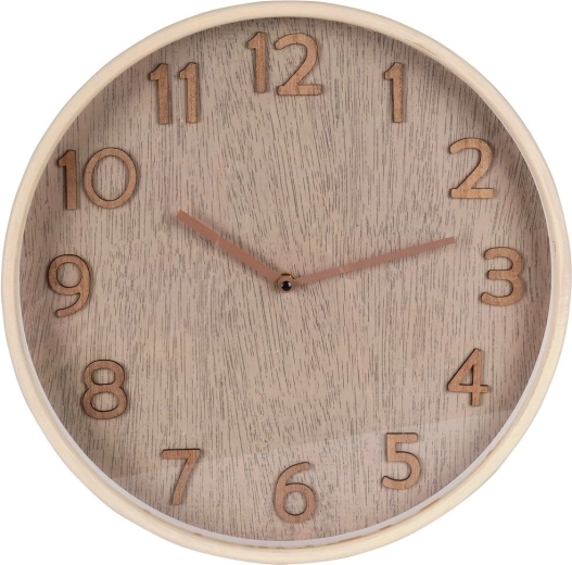 Horloge murale beige 38 cm