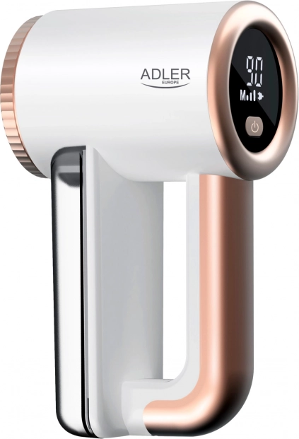 Défroisseur anti-bouloches ADLER pour tissus avec écran LCD, USB, 2000 mAh, 5 W