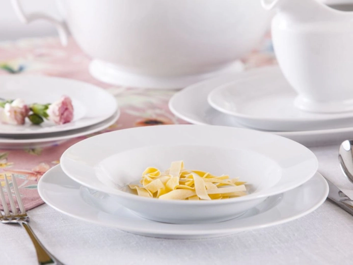 Blancheur éclatante et brillance de la porcelaine