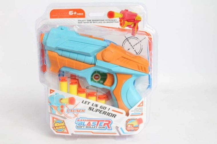 Pistolet à fléchettes souples