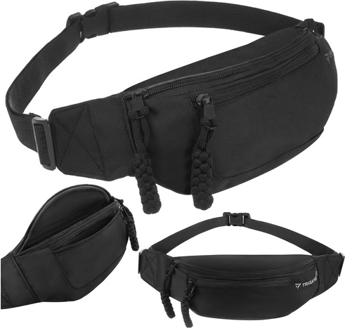 Banane de sport pour la course Trizand – noire, 2 l