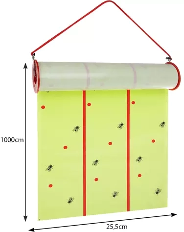 Rouleau extra long de 10 m avec grande surface collante