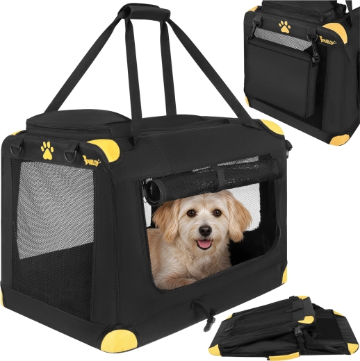 Sac de transport pliable et parc pour chien et chat Purlov 60 × 42 × 44 cm