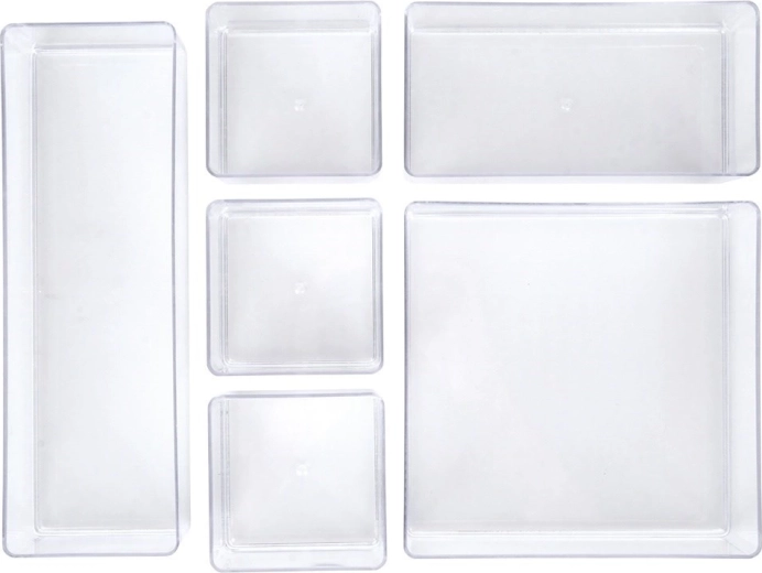 6 compartiments modulaires pour une vue d’ensemble parfaite