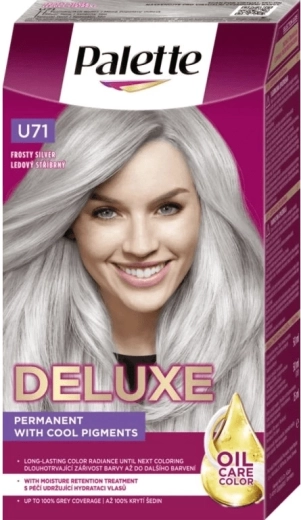 Palette Deluxe U71 argent glacé – coloration permanente 50 ml