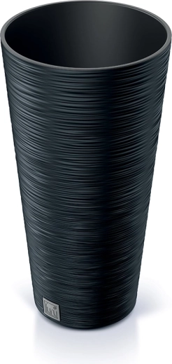 pot de fleurs furu slim 30 cm anthracite