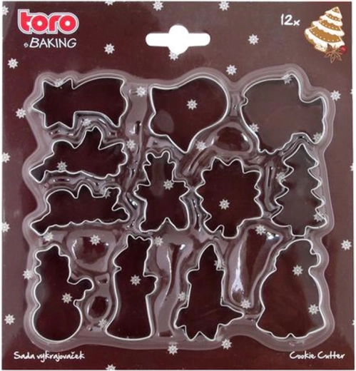 Set de 12 emporte-pièces pour biscuits TORO