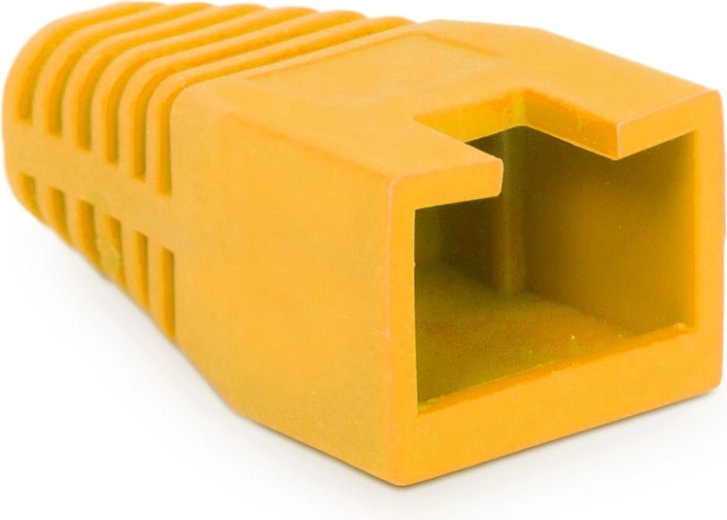 Protection anti-pliage rouge en caoutchouc pour câble, pour connecteur 8P8C - 1 pièce