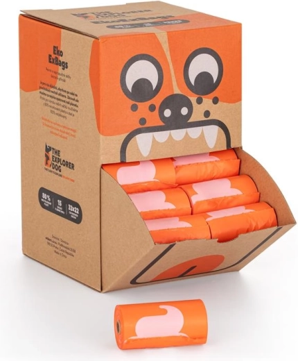 Explorer dog sacs recyclés pour déjections canines 720 pcs