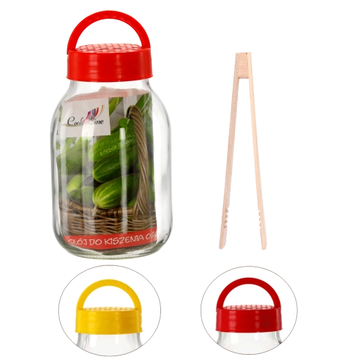 Bocal 3 L avec couvercle en plastique et accessoires