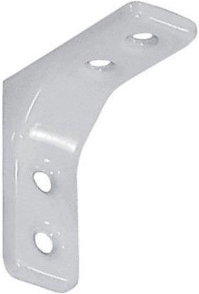 Équerre pour étagère 50 × 50 mm blanche